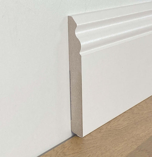 96ml di BATTISCOPA ZOCCOLINO DUCALE in FIBRA DI LEGNO COMPATTA 120X15 BIANCO Fai da te/Prodotti per la costruzione/Materiali da costruzione/Pavimenti/Materiali per pavimenti/Battiscopa Eternal Parquet - Ariano Irpino, Commerciovirtuoso.it
