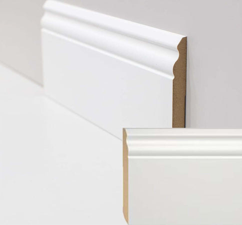 96ml di BATTISCOPA ZOCCOLINO DUCALE in FIBRA DI LEGNO COMPATTA 120X15 BIANCO Fai da te/Prodotti per la costruzione/Materiali da costruzione/Pavimenti/Materiali per pavimenti/Battiscopa Eternal Parquet - Ariano Irpino, Commerciovirtuoso.it