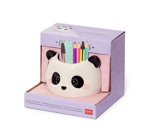 Legami, Portapenne in Ceramica Da Scrivania, Tema Panda
