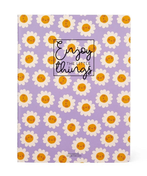 Legami, Quaderno A Righe Large, B5, Tema Daisy