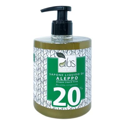 Alus Sapone Liquido di Aleppo 20% 500 ml