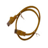 Cavo Patch Antigroviglio UTP Rj45 Gigabit Cat6 Giallo, Cavo Patch 0,5 M Aleyay