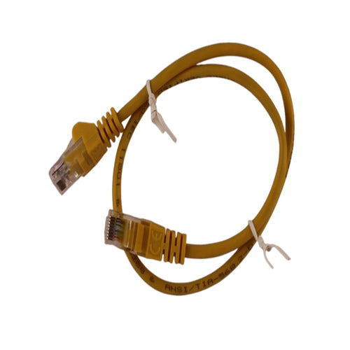 Cavo Patch Antigroviglio UTP Rj45 Gigabit Cat6 Giallo, Cavo Patch 0,5 M Aleyay