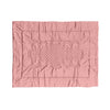 Plaid Arredo 140 x 180 cm in Raso di puro cotone Cipria - Vanita di raso
