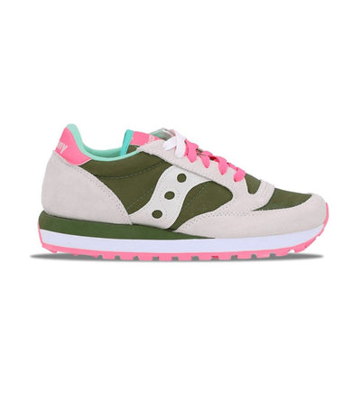 SAUCONY JAZZ ORIGINALS Sneaker donna verde grigia e rosa S1044566