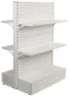 Scaffalatura da negozio a centro stanza colore bianco cm. 100x30x140h
