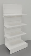 Modulo aggiuntivo scaffalatura metallica per negozi di cm. 100x30x200h