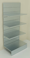 Modulo aggiuntivo scaffalatura metallica zincata per negozi di cm. 100x30x200h