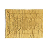 Plaid Arredo 140 x 180 cm in Raso di puro cotone Ocra