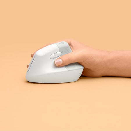 Mouse Verticale Lift Ergonomic Ottico 4 Tasti 4000 DPI Colore Bianco