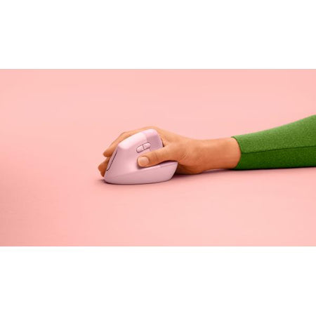 Mouse Verticale Lift Ergonomic Ottico 4 Tasti 4000 DPI Colore Rosa
