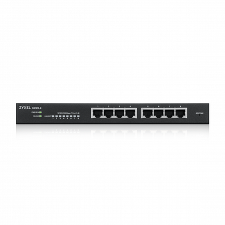 Zyxel GS1915-8 Gestito L2 Gigabit Ethernet [10/100/1000] Nero (GS1915-8 - 8-PORT GBE SMART SWITCH)