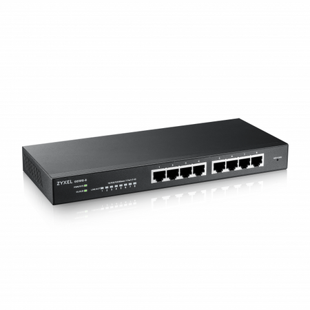 Zyxel GS1915-8 Gestito L2 Gigabit Ethernet [10/100/1000] Nero (GS1915-8 - 8-PORT GBE SMART SWITCH)