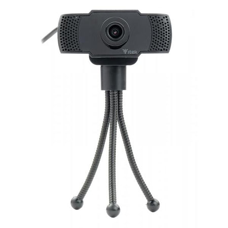 Webcam con Microfono W300 - Full HD- 30FPS- USB- treppiede
