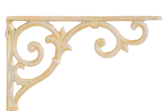 Biscottini Biscottini Reggi Mensola Muro Ghisa Anticatal Decorativa 24x4x24 Design Vintage