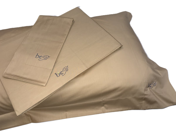 Lenzuola Be Blumarine "Luce" – In Pregiato Percalle di Cotone con Logo in Cristalli