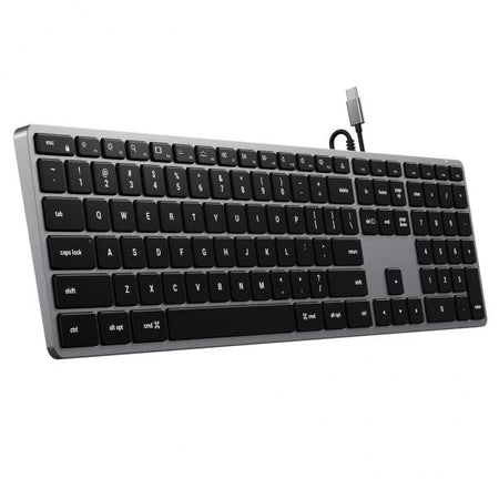 Satechi Slim W3 tastiera Universale USB QWERTY Inglese Alluminio, Nero (Satechi Slim W3 - tastatur)