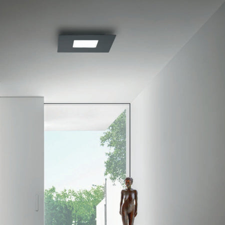 Plafoniera moderna Gea Luce BILDE PG 56W LED 220V alluminio lampada soffitto parete