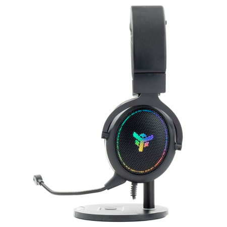 ITEK CUFFIE GAMING 7,1 VIRTUALE, CONTR.VOLUME, RGB, LED, USB, MIC REMOVIBILE