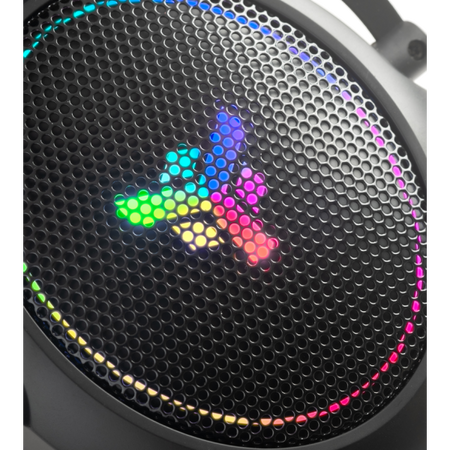 ITEK CUFFIE GAMING 7,1 VIRTUALE, CONTR.VOLUME, RGB, LED, USB, MIC REMOVIBILE
