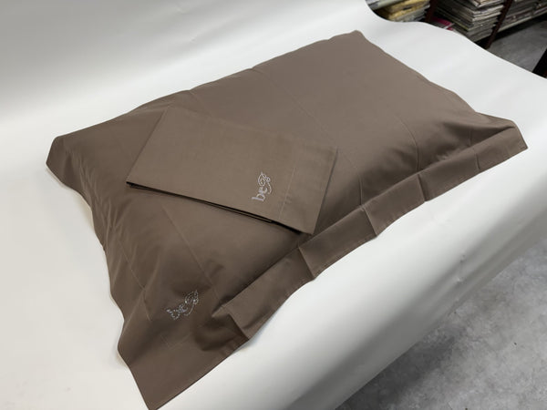 Lenzuola Be Blumarine "Luce" – In Pregiato Percalle di Cotone con Logo in Cristalli