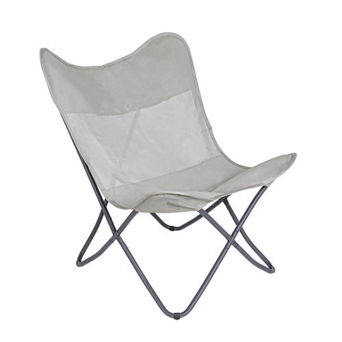 Sedia da mare Butterfly Gabicce pieghevole con struttura in acciaio seduta e schienale