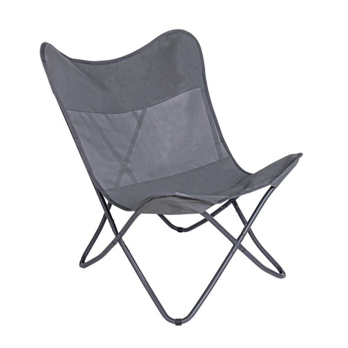 Sedia da mare Butterfly Gabicce pieghevole con struttura in acciaio seduta e schienale