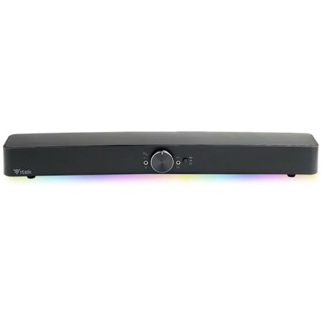 Gaming Soundbar S100 - RGB- BlueTooth- Jack 2x3.5mm- Uscita Mic e Cuffie