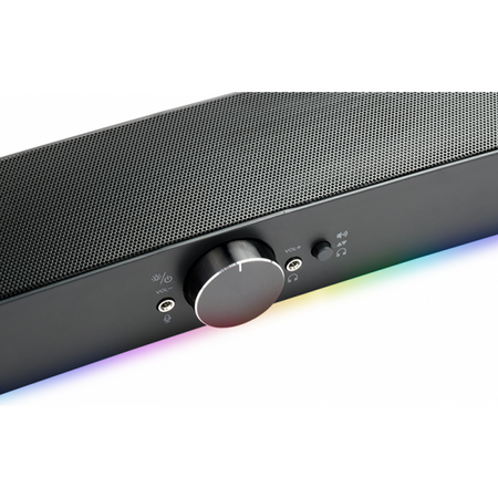 Gaming Soundbar S100 - RGB- BlueTooth- Jack 2x3.5mm- Uscita Mic e Cuffie