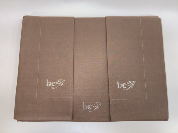 Lenzuola Be Blumarine "Luce" – In Pregiato Percalle di Cotone con Logo in Cristalli