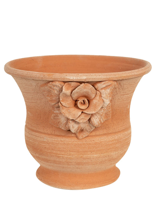 Biscottini Biscottini Vaso Caspò Terracotta Made Italy a Mano Diametro 30 Altezza 25