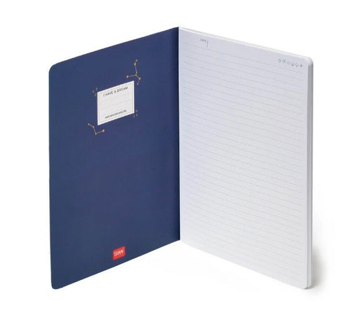 Legami, Quaderno A Righe Medium, A5, Tema Stars