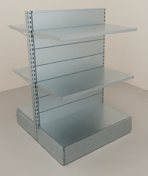 Scaffalatura metallica da negozio zincata cm. 100x50x140h