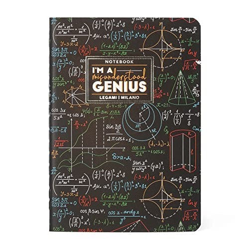 Legami, Quaderno A Righe Small, A6, Tema Genius