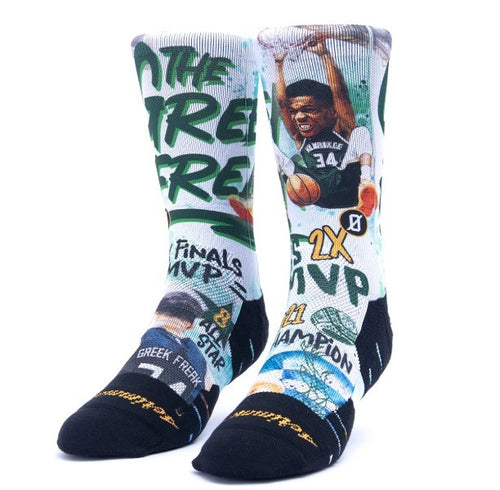 Calzetti unisex Scrimmage basket Greek Freak 2.0! White