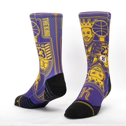 Calzetti unisex Scrimmage basket The King Purple