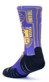 Calzetti unisex Scrimmage basket The King Purple