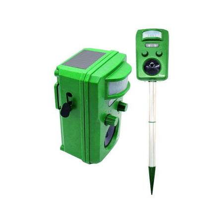 Scacciavolatili Crow Solare Ultrasuoni con Palo per Interro Vigor