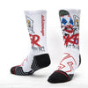 Calza unisex Scrimmage basket Joker Revenge White