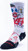 Calza unisex Scrimmage basket Joker Revenge White