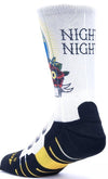 Calza unisex Scrimmage basket Good Night White