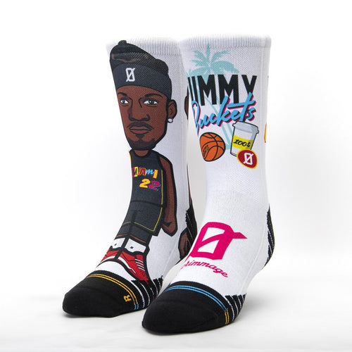 Calza unisex Scrimmage basket Jimmy Buckets White
