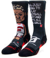 Calzini Stampati Scrimmage unisex basket The Worm Black