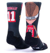 Calzini unisex Scrimmage Stampa basket Birdman Black