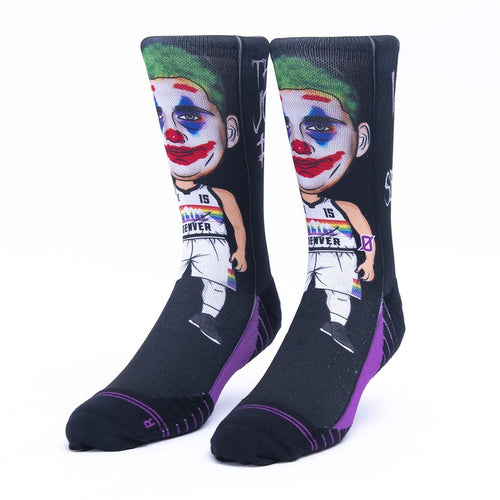 Calzini unisex Scrimmage basket The Joker Black