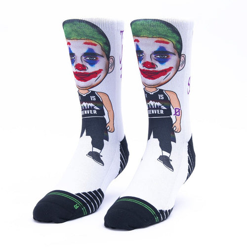 Calzini unisex Scrimmage basket The Joker White