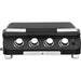 Piastra a gas - COOKING BOX - PALMA - 4 fuochi - 69 X 51 X 35 cm - Nero