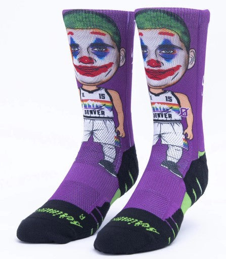 Calzini unisex Scrimmage basket The Joker Purple