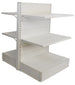 Scaffalatura metallica per arredamento negozi colore bianco cm. 100x60x140h