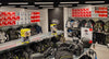 Scaffalatura metallica zincata per arredamento negozi cm. 100x60x140h